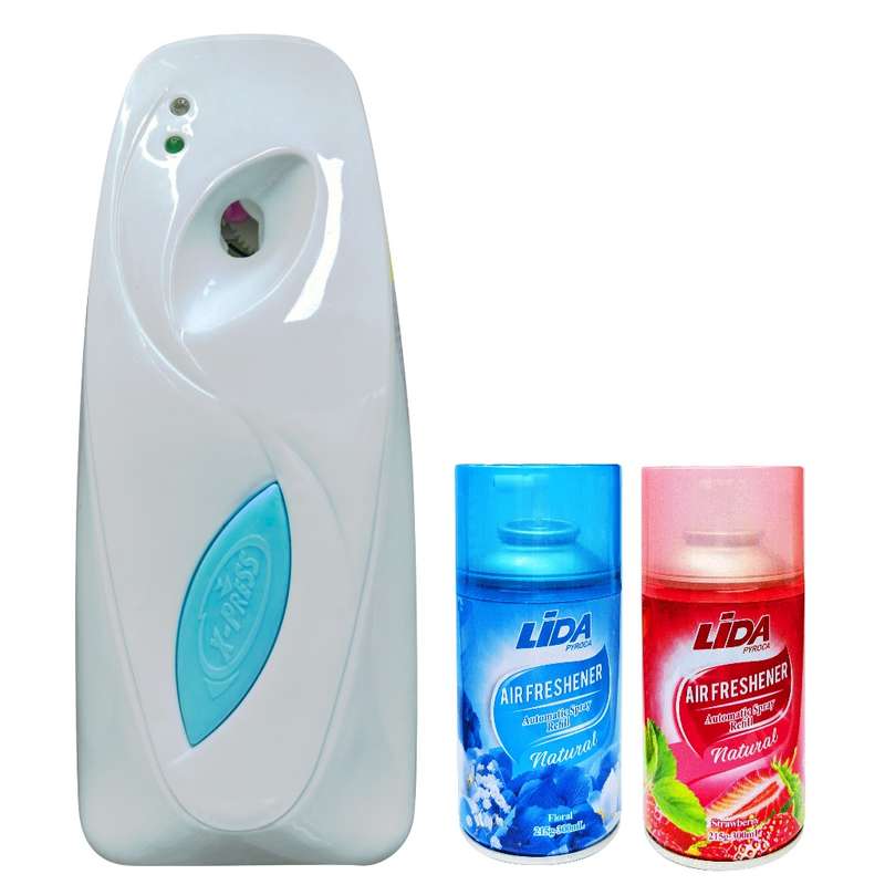 LiDA Automatic Air Freshener Machine & 2 Refills