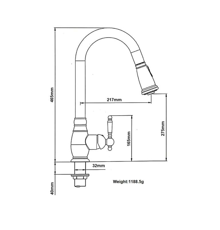 Kessler Superior Sink | Kitchen Mixer Tap Faucet Deck Bronze - Different Color