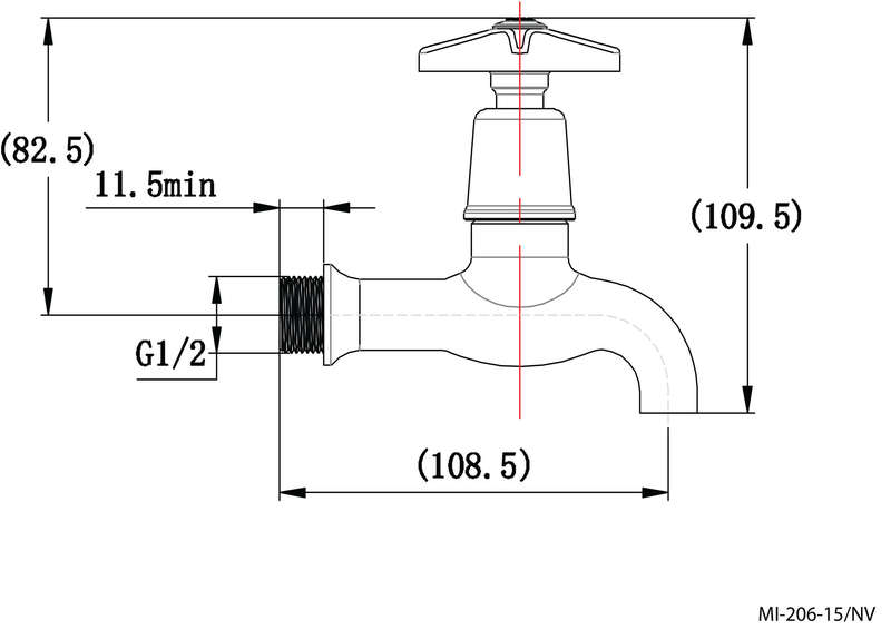 Cobra Bib Tap 1/2" Star