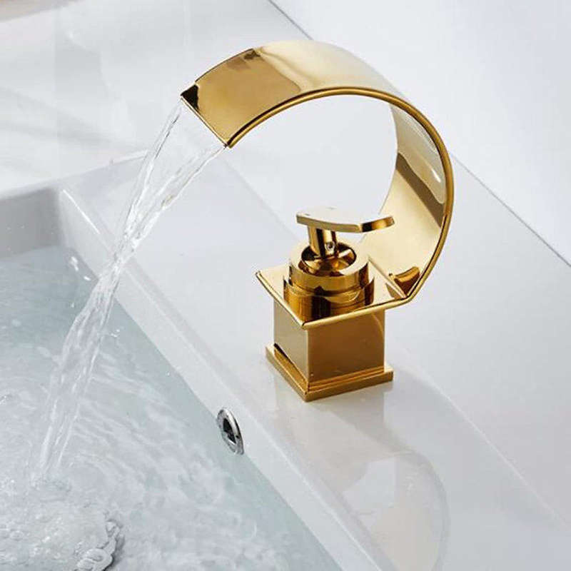 Kessler Superior Basin Mixer Tap Faucet Mika Gold