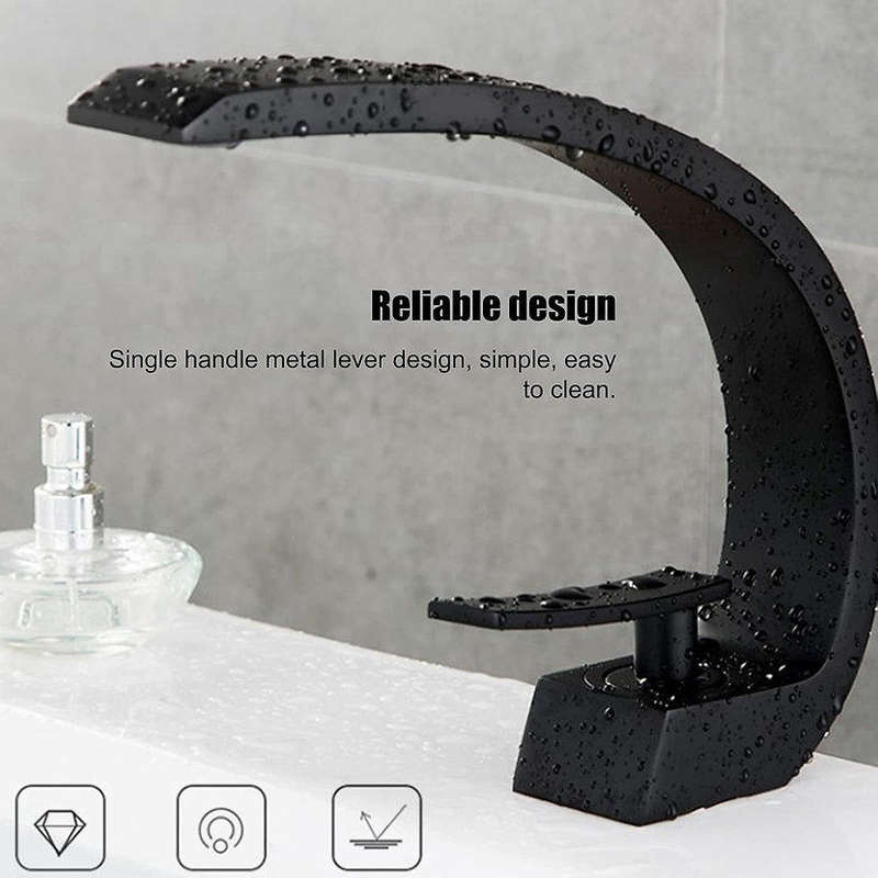 Kessler Superior Basin Mixer Tap Faucet Zuki Matte Black