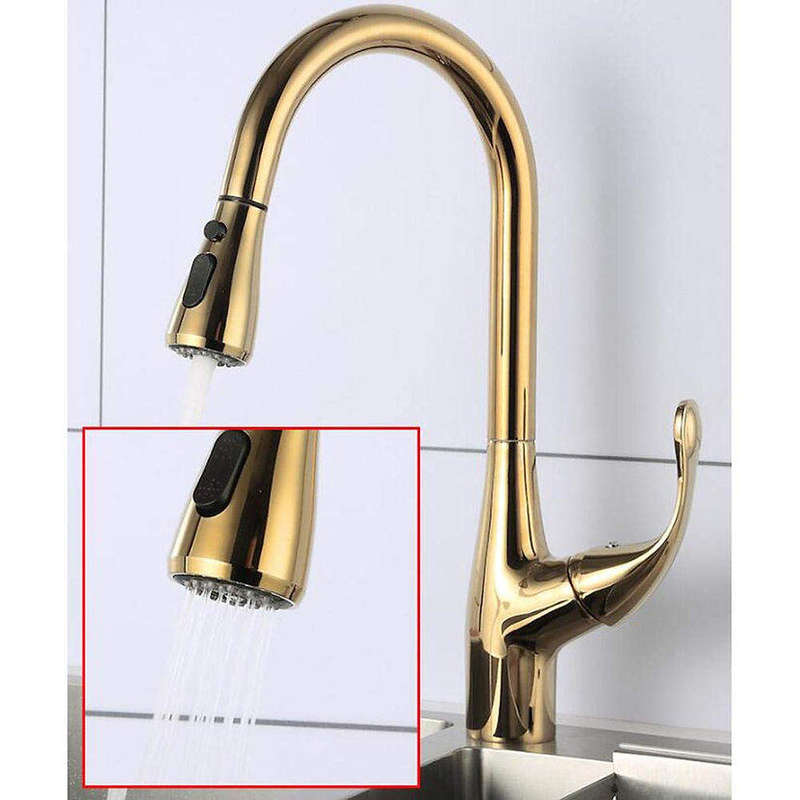 Kessler Superior Sink | Kitchen Mixer Tap Faucet Deck Bronya Gold