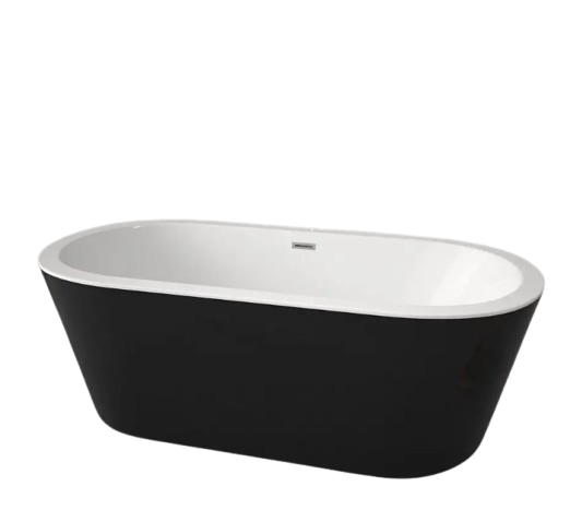 Kessler Bath Tub Free Standing Style White | Black 814