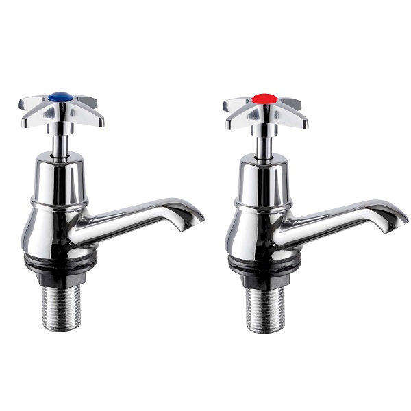 Kessler Basin | Pillar Tap Star Set | Hot and Cold