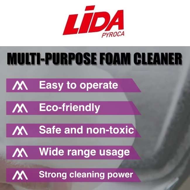 LiDA Multi - Purpose Foam Cleaner 650ml