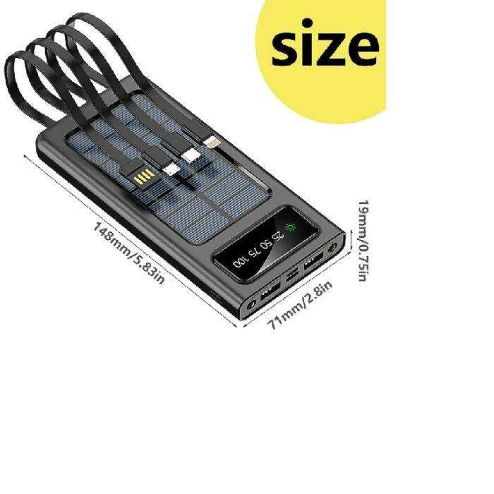 15000mAh Solar Power Bank