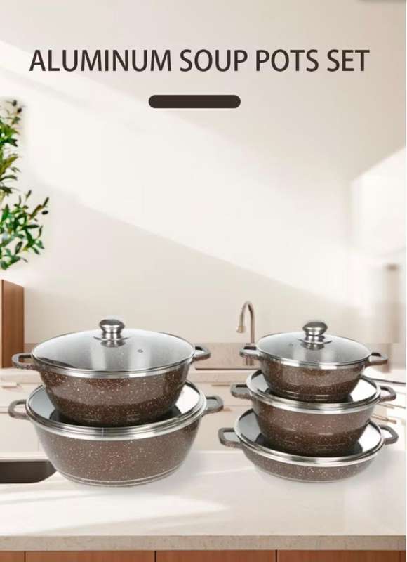 Granite non sticky - 10 piece cookware