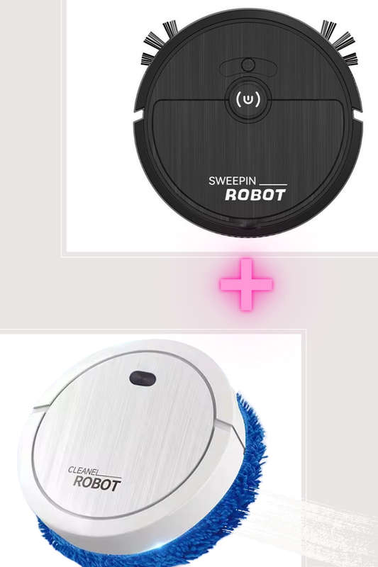 Cleaning robots [ Sweeping (with Vacuum) + Mopping]