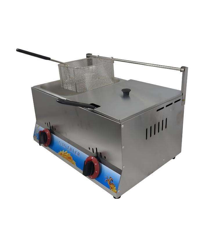 12 L Dual Tank Gas Fryer