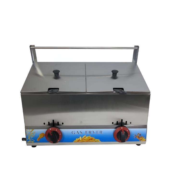 12 L Dual Tank Gas Fryer
