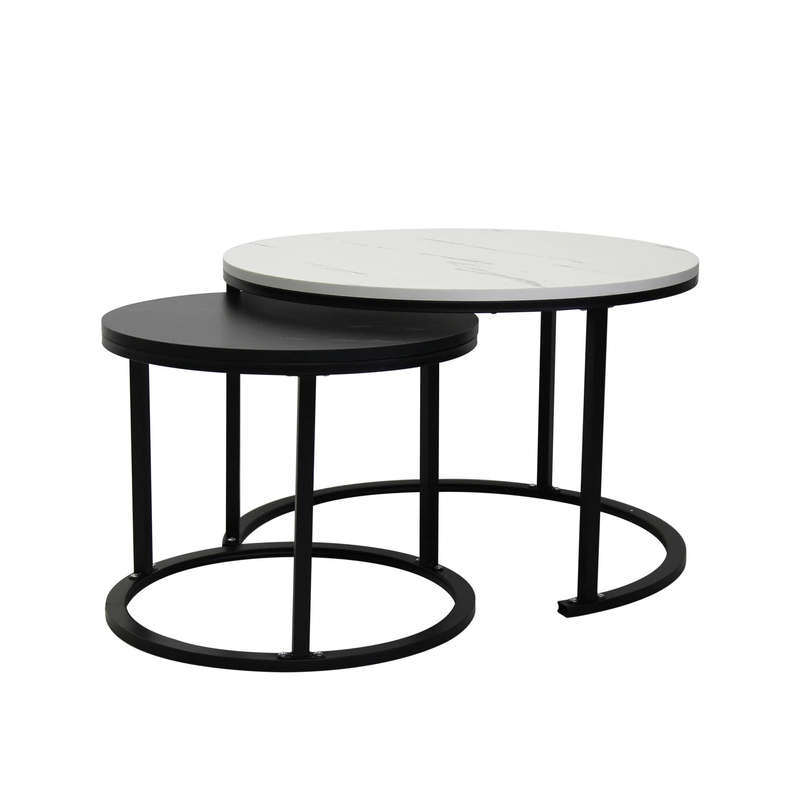 Nesting 2 piece coffee table