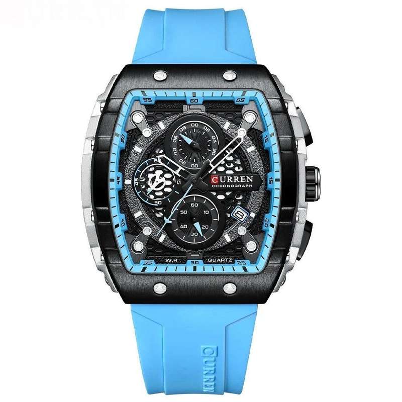 Stormforce Precision Chronograph Curren Watch Blue