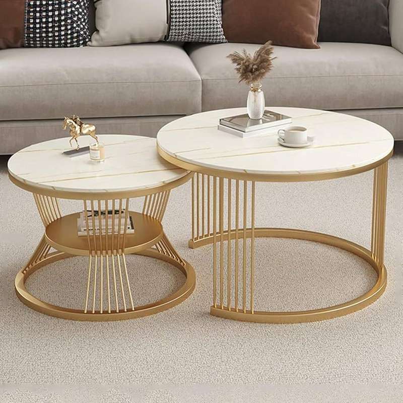 Nesting 2 piece coffee table