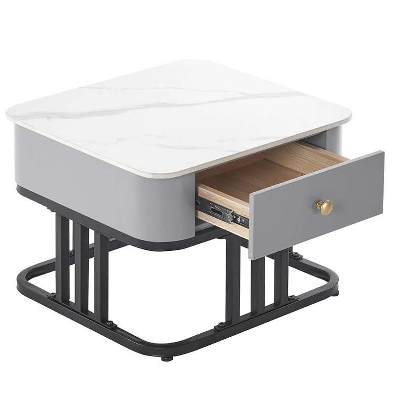 Modern Luxury 2 piece coffee table with drawer