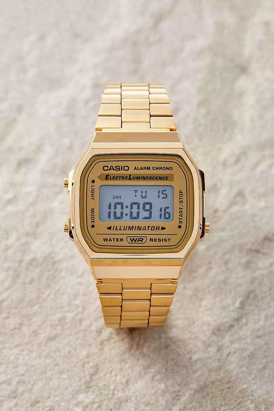 Casio Vintage Gold Digital Watch  A168WG-9
