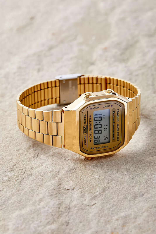 Casio Vintage Gold Digital Watch  A168WG-9