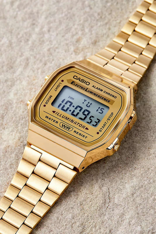 Casio Vintage Gold Digital Watch  A168WG-9