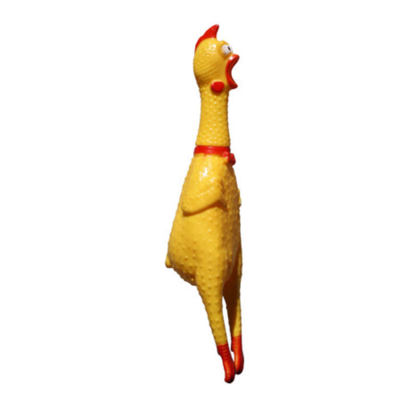 Shrilling Rubber Chicken Toy