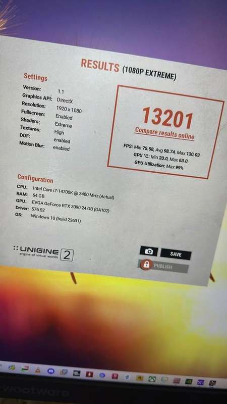EVGA RTX 3090 FTW3 24GB