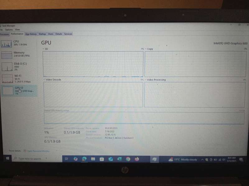 HP laptop
