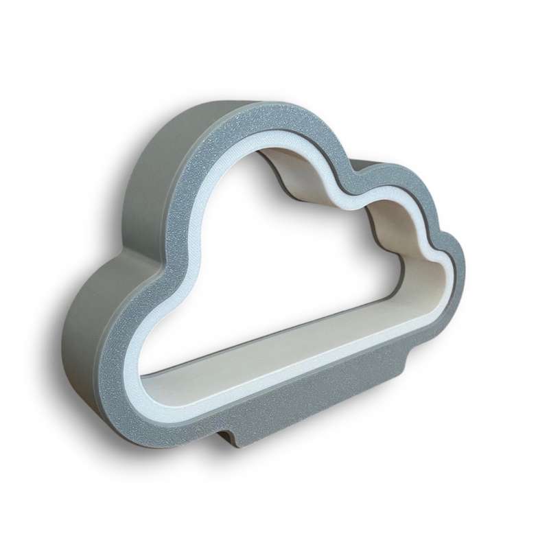 Kids Cloud Night Light / Desk Lamp with RF Remote - Grey
