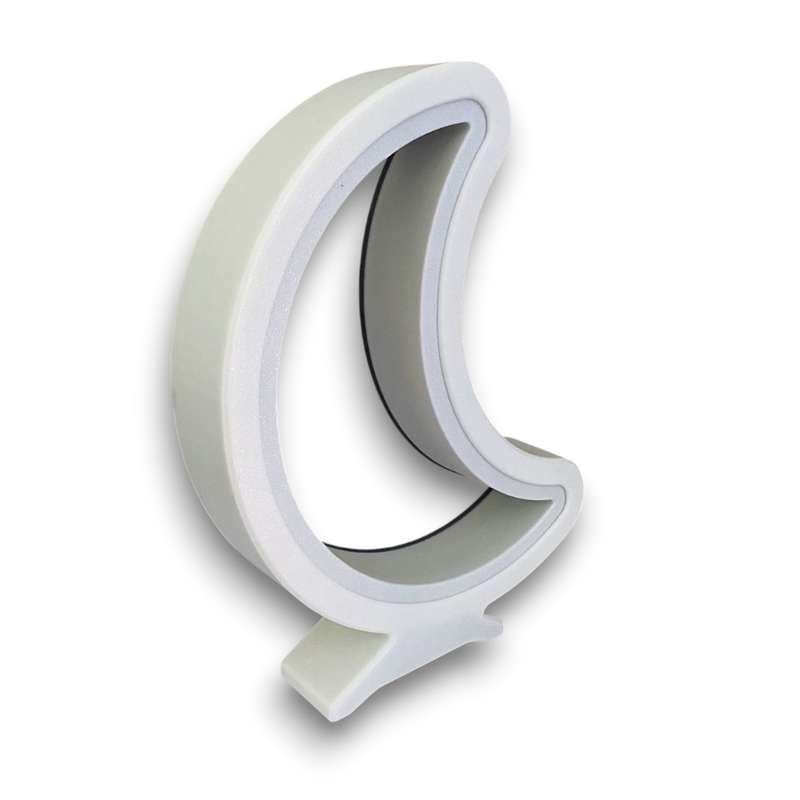 Kids Moon Night Light / Desk Lamp with RF Remote - White