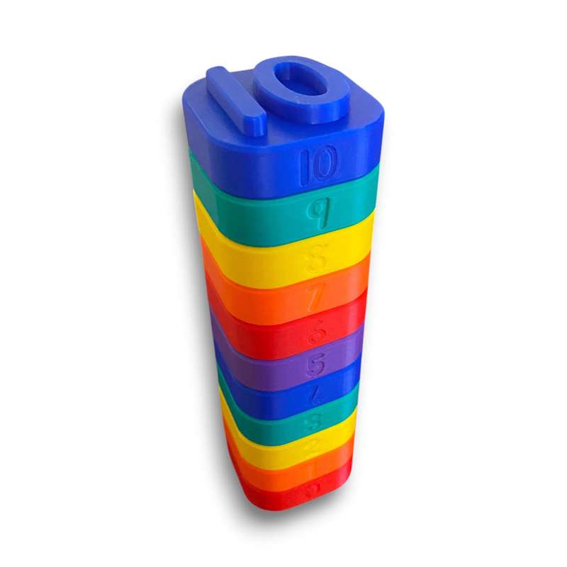 Educational Number Stacking Tower