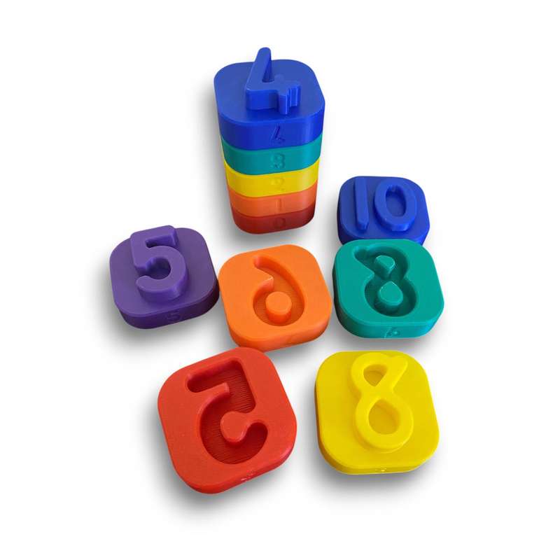 Educational Number Stacking Tower