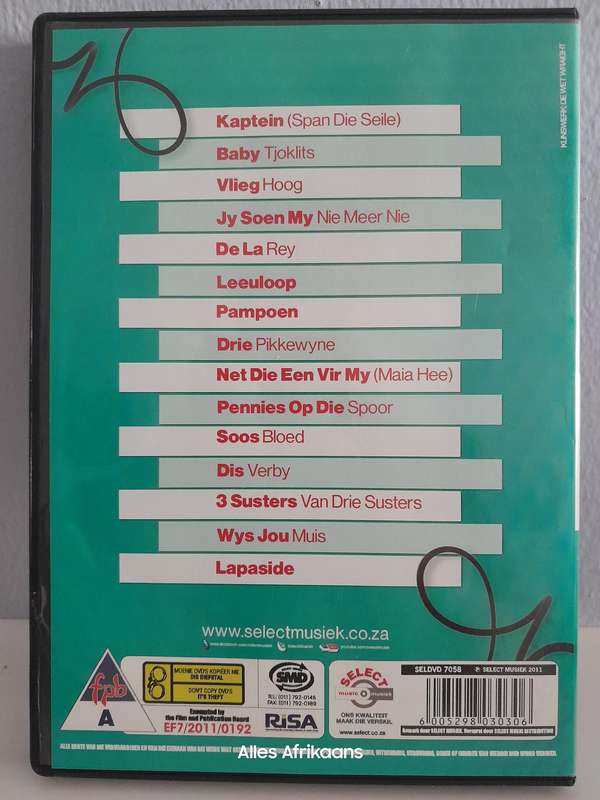 15 Grootste Afrikaanse Karaoke Treffers - Volume 1 (DVD)