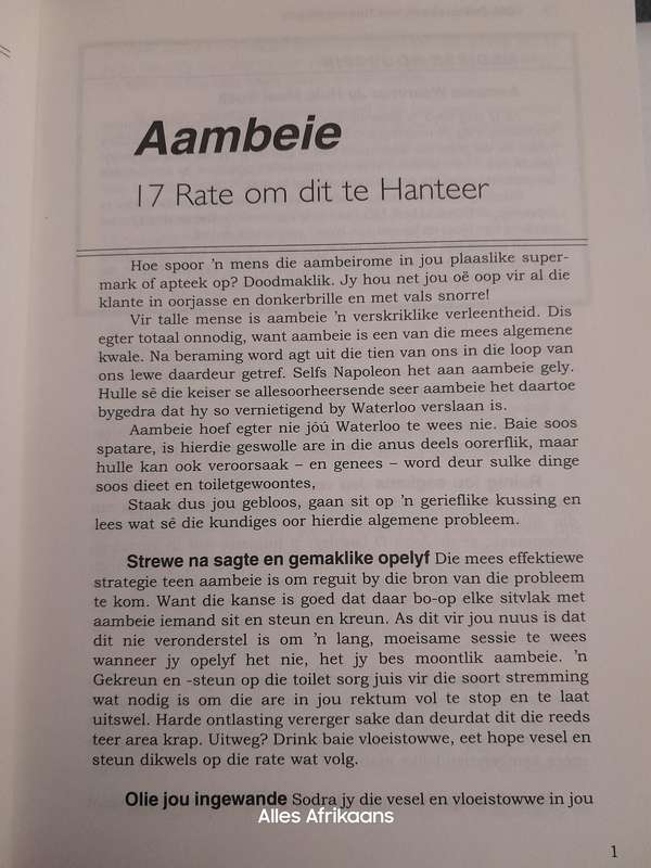 Die Doktersboek van tuismedisyne (Book)