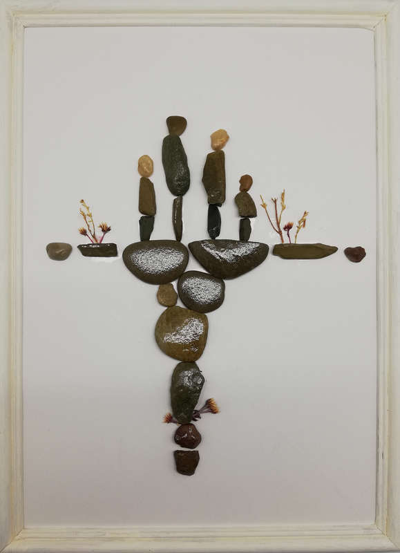 Family (Pebble art)