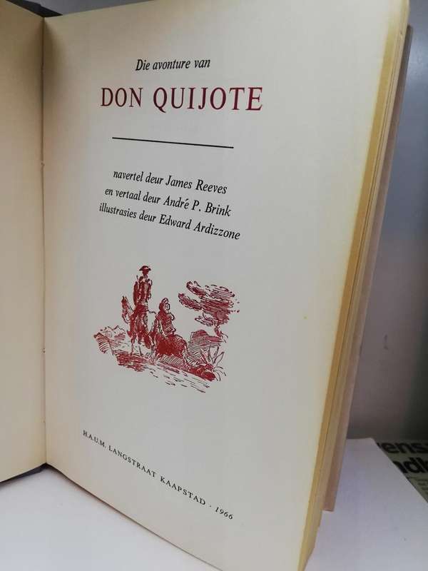 Die Avonture van Don Quijote (Book)