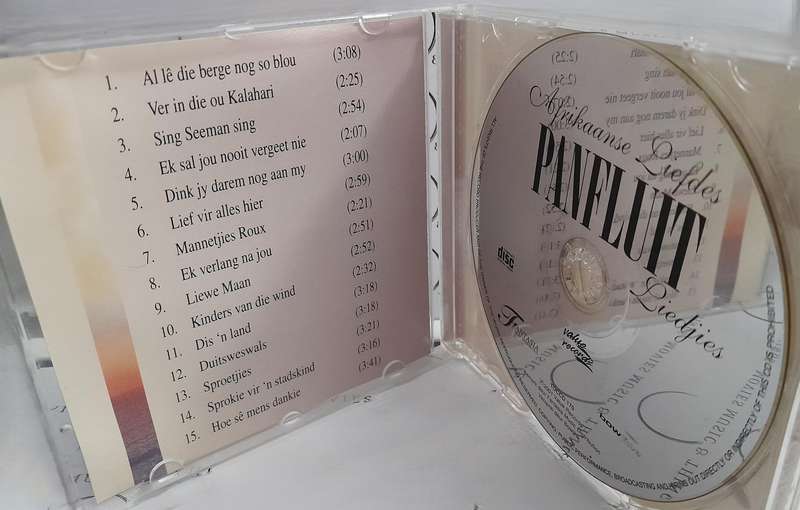 Afrikaanse Liefdes Panfluit liedjies (CD)