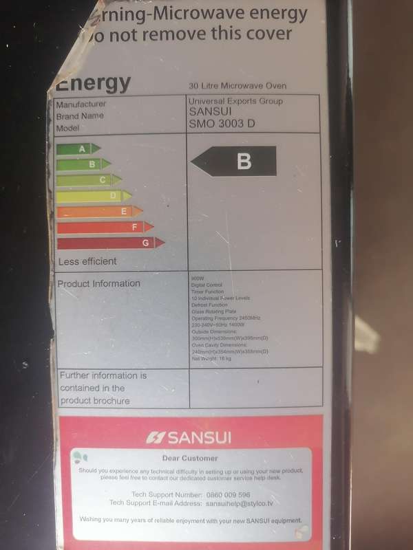 Sansui Microwave
