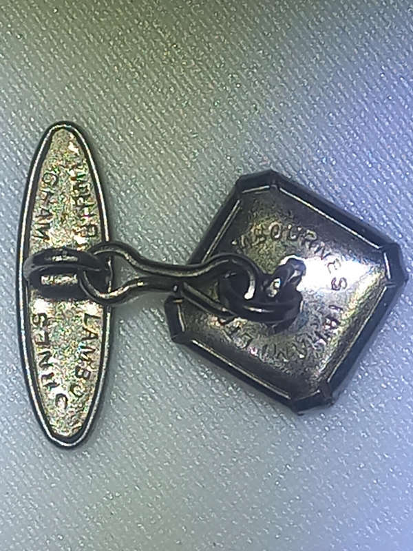 Vintage Black Stone Cufflinks