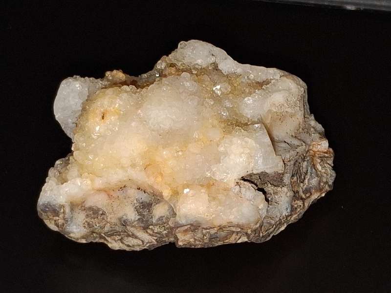 Quartz (druzy) capping a bit of host rock