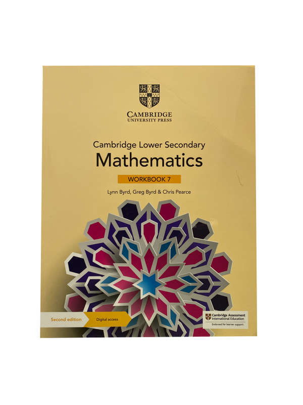 Cambridge Lower Secondary Mathematics Workbook 7 with Digital Access (1 Year)