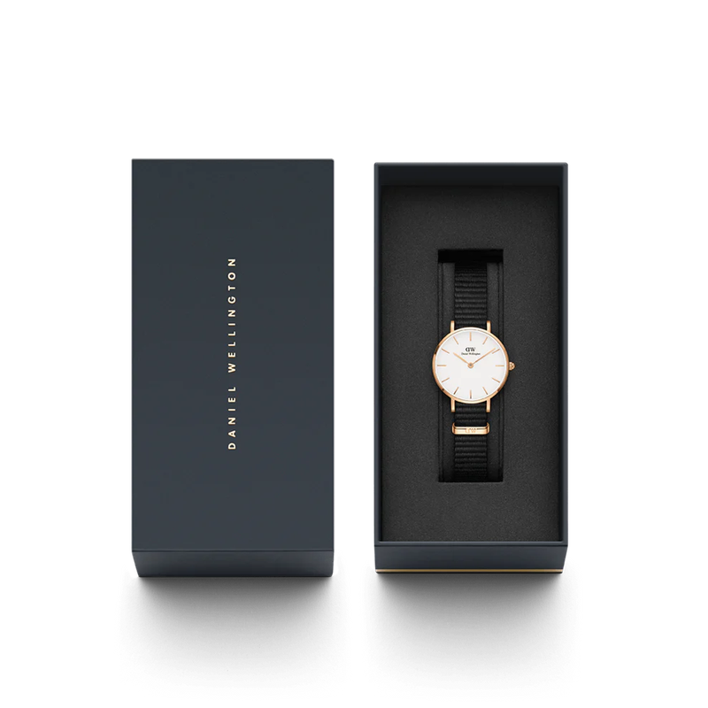 Daniel Wellington Petite Cornwall Rose Gold Women's Watch (DW00100252) - White Dial