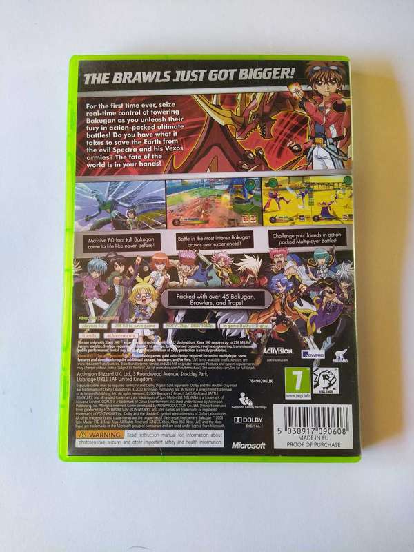 Bakugan Defenders of the core Xbox 360