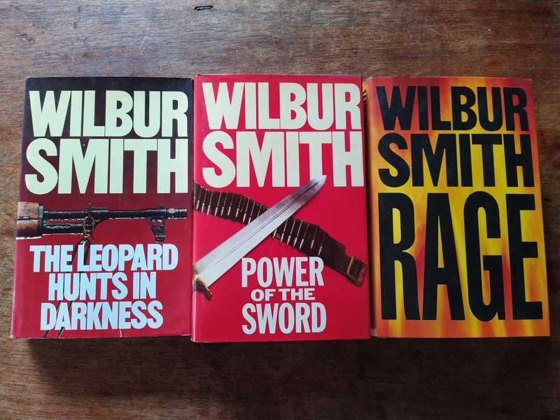 Wilbur Smith 3 book collection.