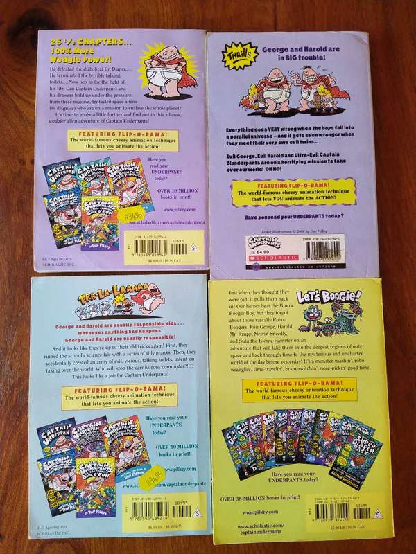 Captain under pants books