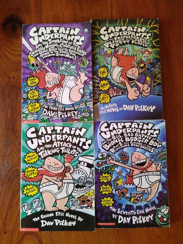 Captain under pants books