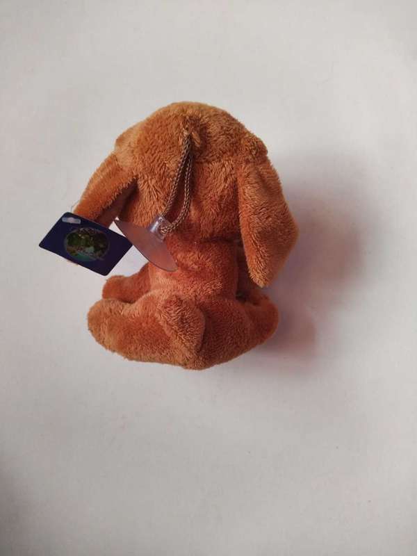 Brown dog mini plush