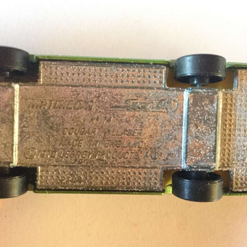 Couger Village -  Matchbox No 74