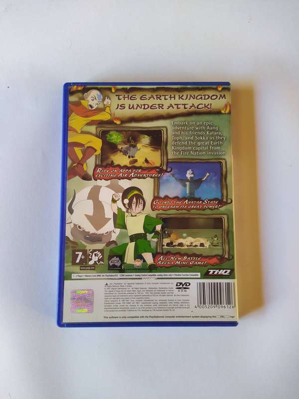 Avatar the last Airbender: The Burning Earth PS2
