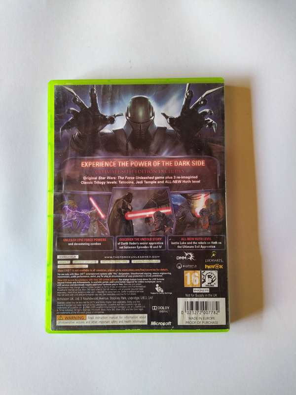 Star wars the force Unleashed : Ultimate Sith Edition Xbox 360