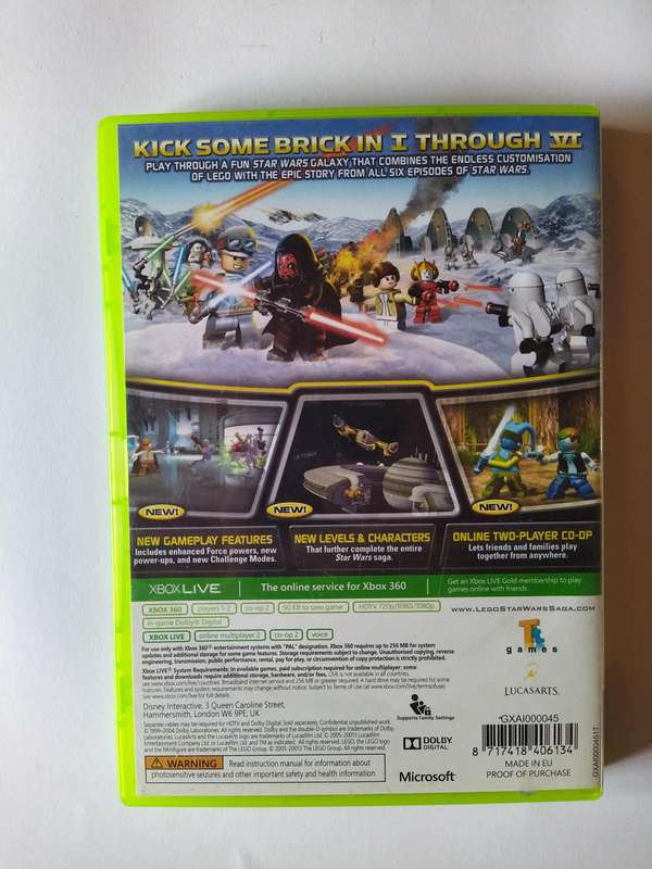 Lego Star wars the complete saga xbox 360
