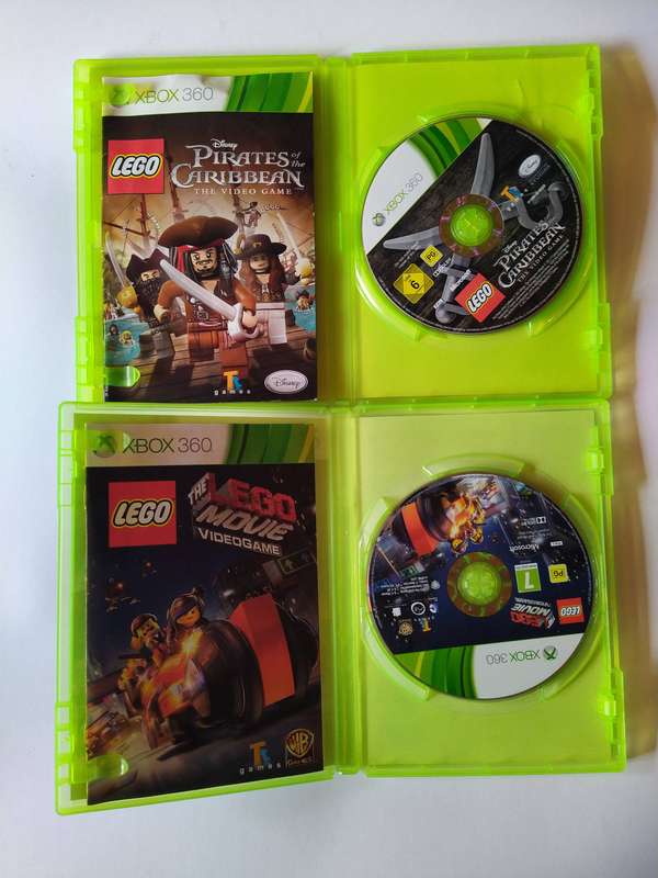 Lego Pirates of the Caribbean & The Lego Movie Videogame Xbox 360 2-in-1