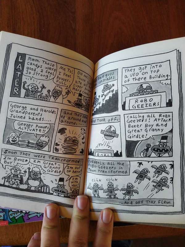Captain under pants books