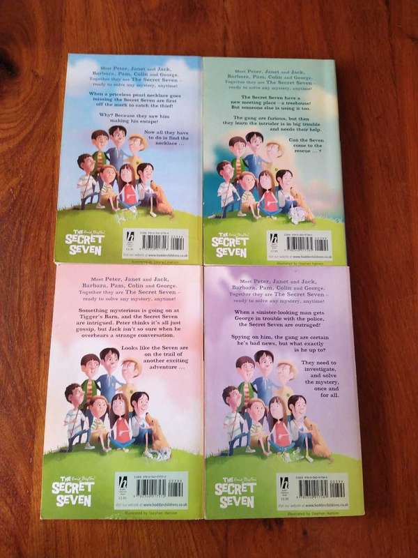 The secret seven books 2nd-5th